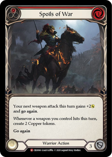 Spoils of War [CRU084] [Crucible of War] Unlimited Edition Rainbow Foil