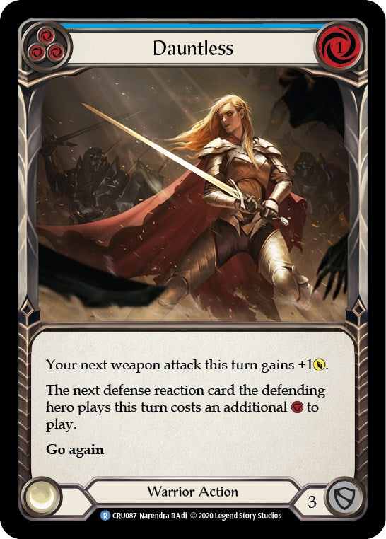 Dauntless (Blue) [CRU087] [Crucible of War] Unlimited Edition Normal