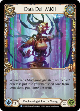 Data Doll MKII [CRU099] [Crucible of War] Unlimited Edition Rainbow Foil