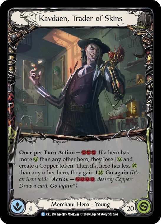 Kavdaen, Trader of Skins [CRU118] [Crucible of War] Unlimited Edition Rainbow Foil