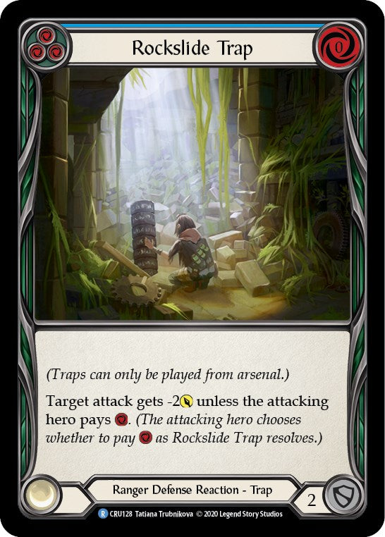 Rockslide Trap [CRU128] [Crucible of War] 1st Edition Normal