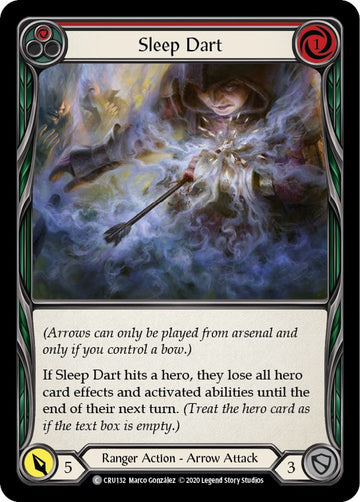 Sleep Dart (Red) [CRU132] [Crucible of War] Unlimited Edition Rainbow Foil