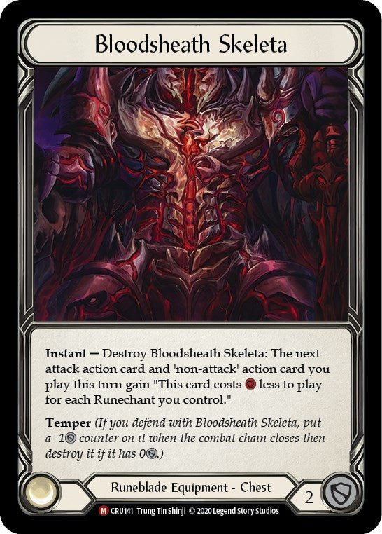 Bloodsheath Skeleta [CRU141] [Crucible of War] Unlimited Edition Normal