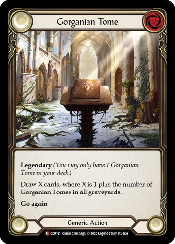 Gorganian Tome [CRU181] [Crucible of War] Unlimited Edition Rainbow Foil