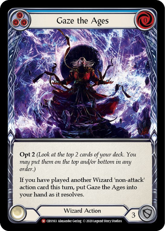 Gaze the Ages [CRU163] [Crucible of War] Unlimited Edition Normal