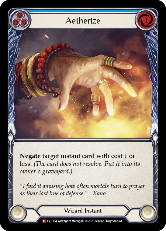 Aetherize [CRU164] [Crucible of War] Unlimited Edition Rainbow Foil