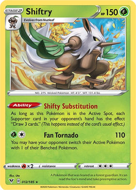 Shiftry [012/185] [Vivid Voltage] Reverse Holofoil