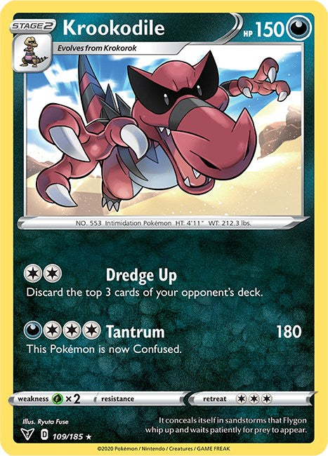 Krookodile [109/185] [Vivid Voltage] Reverse Holofoil