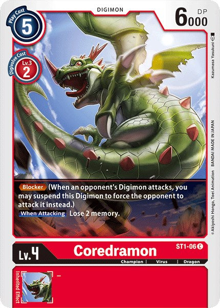 Coredramon [ST1-06] [Starter Deck 01: Gaia Red]