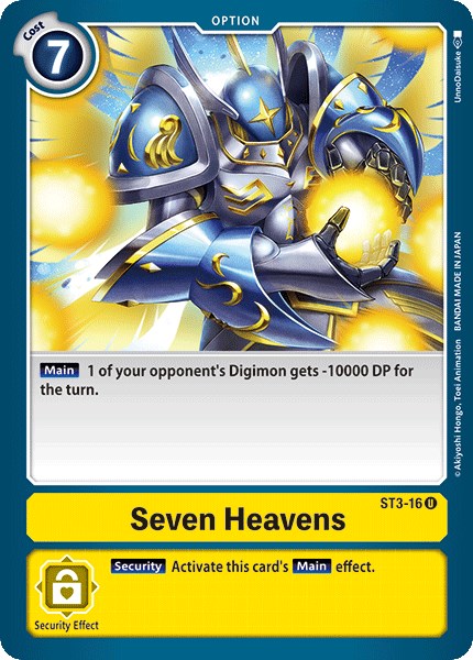 Seven Heavens [ST3-16] [Starter Deck 03: Heaven's Yellow]
