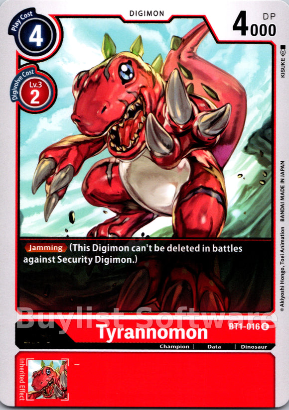Tyrannomon [BT1-016] [Release Special Booster 1.0]