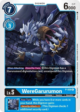 WereGarurumon [P-008] [Digimon Promotion Cards] Foil