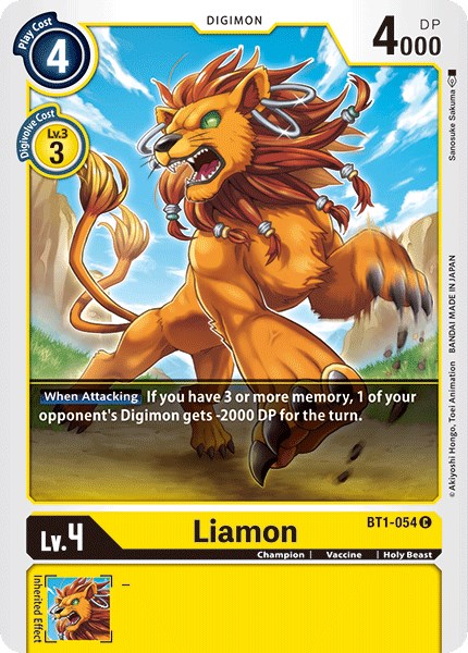 Liamon [BT1-054] [Release Special Booster 1.0]