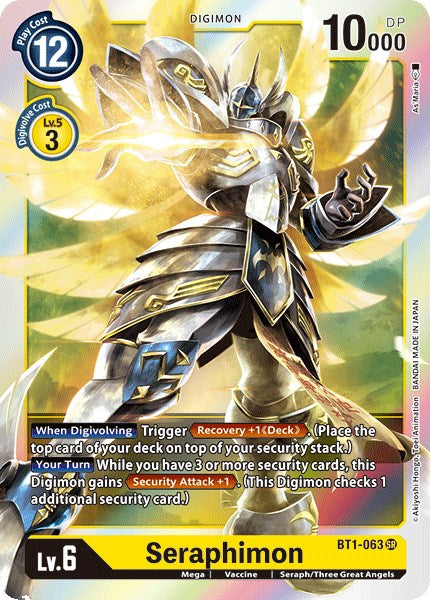 Seraphimon [BT1-063] [Release Special Booster 1.0] Foil