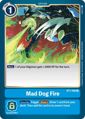 Mad Dog Fire [BT1-096] [Release Special Booster 1.0]