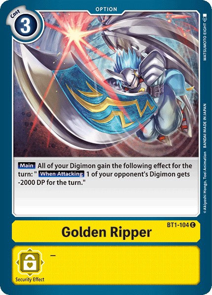 Golden Ripper [BT1-104] [Release Special Booster 1.0]