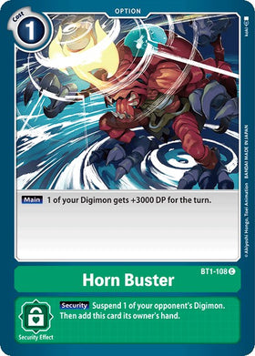 Horn Buster [BT1-108] [Release Special Booster 1.0]