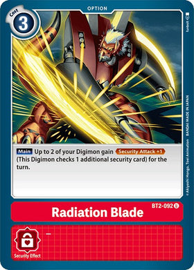 Radiation Blade [BT2-092] [Release Special Booster 1.0]