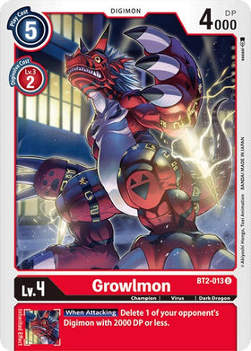Growlmon [BT2-013] [Release Special Booster 1.0]