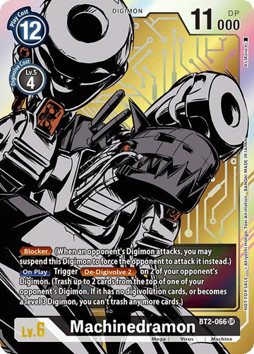 Machinedramon (Dash Pack Ver. 1.0) [BT2-066] [Release Special Booster 1.0] Foil