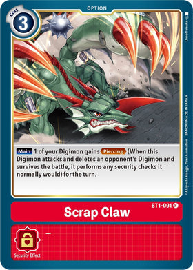 Scrap Claw [BT1-091] [Release Special Booster 1.5]
