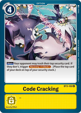 Code Cracking [BT3-102] [Release Special Booster 1.5]