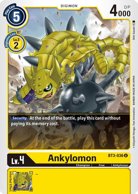 Ankylomon [BT3-036] [Release Special Booster 1.5]