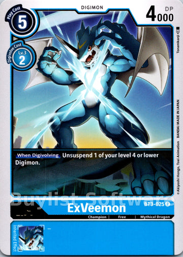 ExVeemon [BT3-025] [Release Special Booster 1.5]