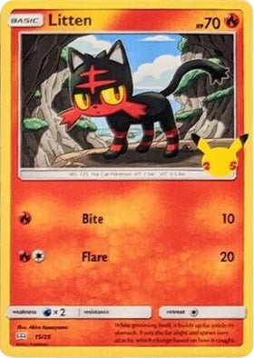 Litten [015/025] [McDonald's Promos 2021] Holofoil