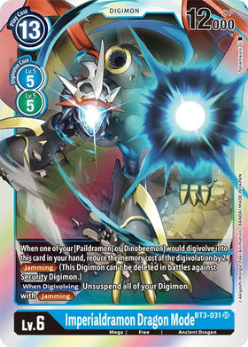 Imperialdramon Dragon Mode [BT3-031] [Release Special Booster 1.5] Foil