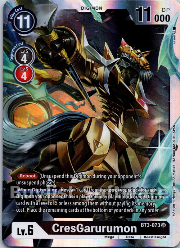CresGarurumon [BT3-073] [Release Special Booster 1.5] Foil