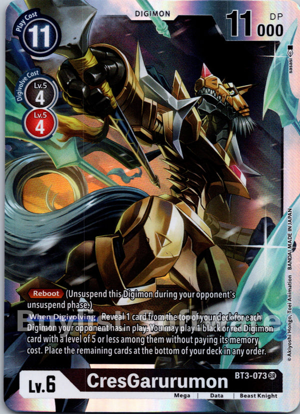 CresGarurumon [BT3-073] [Release Special Booster 1.5] Foil