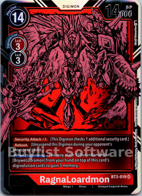 RagnaLoardmon (Alternate Art) [BT3-019] [Release Special Booster 1.5] Foil