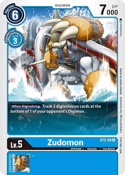 Zudomon (Tamer Battle Pack 1) [ST2-09] [Starter Deck 02: Cocytus Blue]