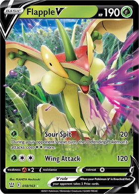 Flapple V [018/163] [Battle Styles] Holofoil