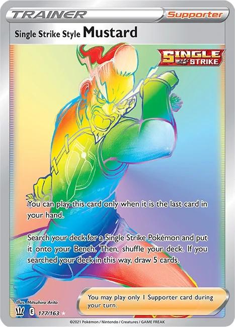 Single Strike Style Mustard [177/163] [Battle Styles] Holofoil