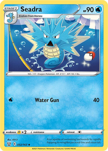 Seadra [032/163] [Battle Styles] Reverse Holofoil