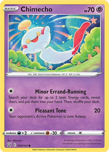 Chimecho [059/163] [Battle Styles] Reverse Holofoil