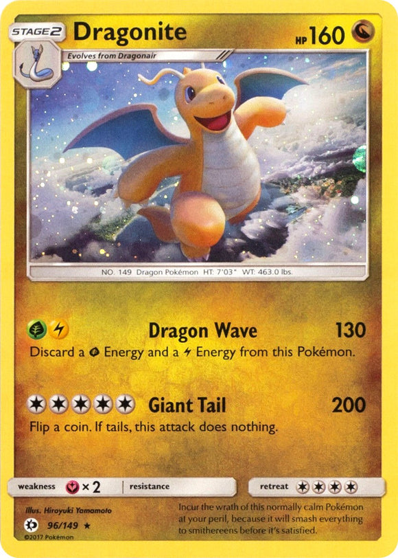 Dragonite (Cosmos Holo) [096/149] [Sun & Moon Base Set] Holofoil