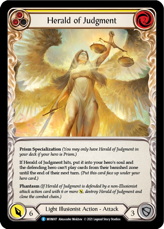 Herald of Judgment [MON007] [Monarch] Unlimited Edition Normal