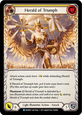Herald of Triumph (Yellow) [MON009] [Monarch] Unlimited Edition Normal