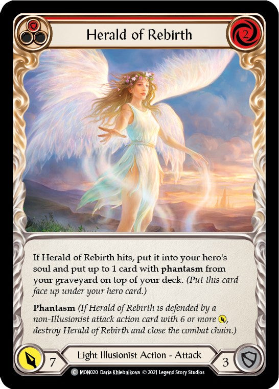 Herald of Rebirth (Red) [MON020] [Monarch] 1st Edition Normal