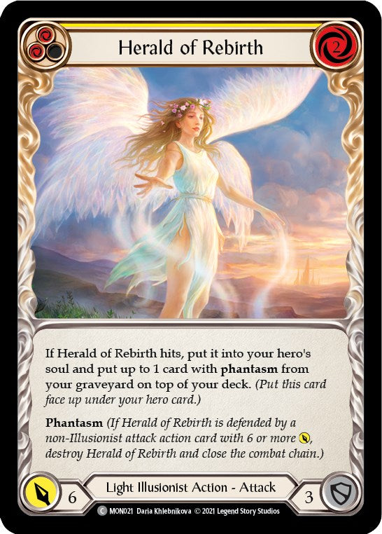 Herald of Rebirth (Yellow) [MON021] [Monarch] Unlimited Edition Normal
