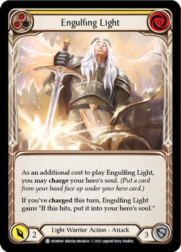 Engulfing Light (Yellow) [MON049] [Monarch] Unlimited Edition Rainbow Foil