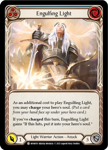 Engulfing Light (Blue) [MON050] [Monarch] Unlimited Edition Rainbow Foil