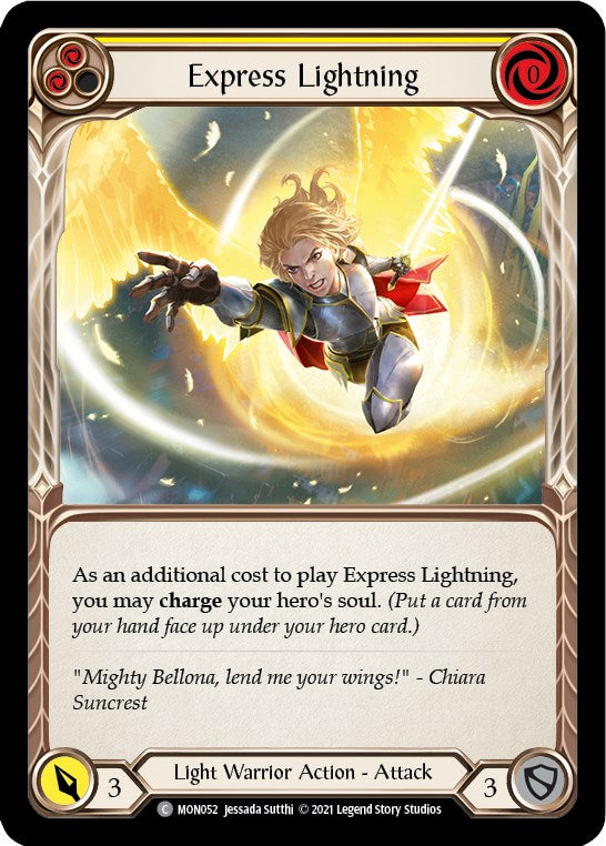 Express Lightning (Yellow) [MON052] [Monarch] 1st Edition Normal