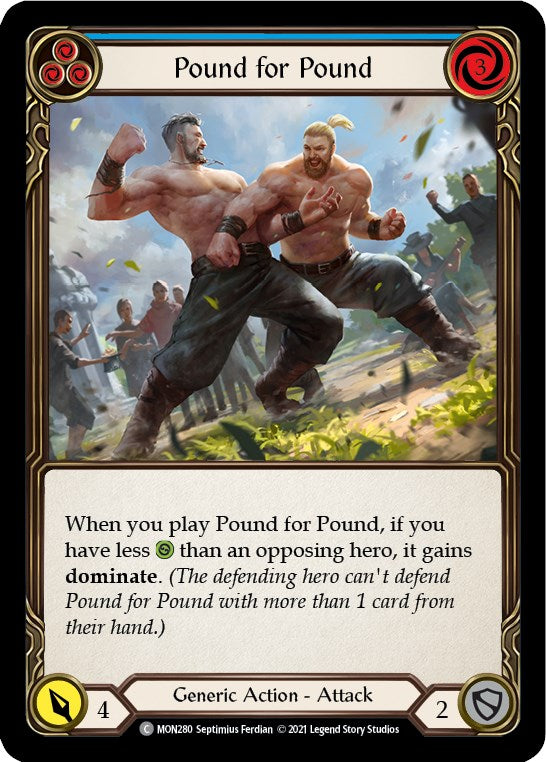 Pound for Pound (Blue) [MON280] [Monarch] Unlimited Edition Rainbow Foil