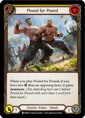 Pound for Pound (Yellow) [MON279] [Monarch] 1st Edition Normal