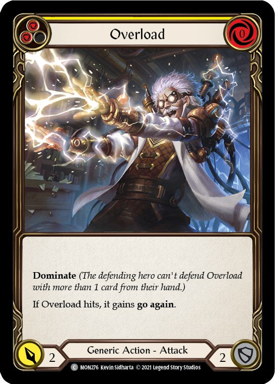 Overload (Yellow) [MON276] [Monarch] 1st Edition Normal