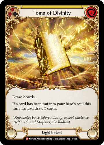 Tome of Divinity [MON065] [Monarch] Unlimited Edition Normal